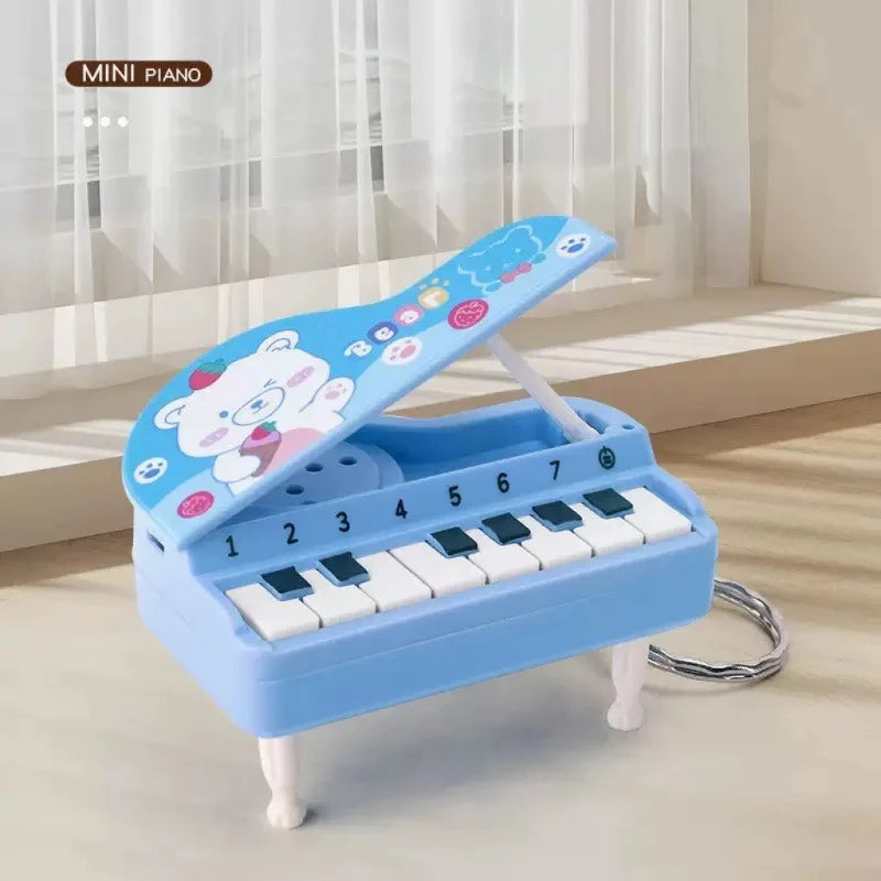 Mini Piano Keychain Music Toy – Fun Colorful Bag Pendant Gift Mini Music Toy Babs
