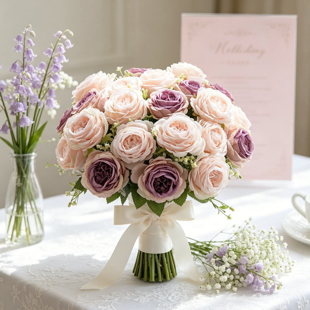 Silk Peony Artificial Flowers for Wedding & Home Décor Artificial Silk Flowers Babs