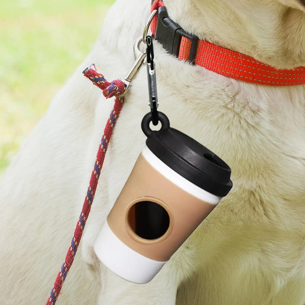 Coffee Cup Dog Poop Bag Dispenser | Portable Pet Waste Holder Pet Waste Dispenser Babs