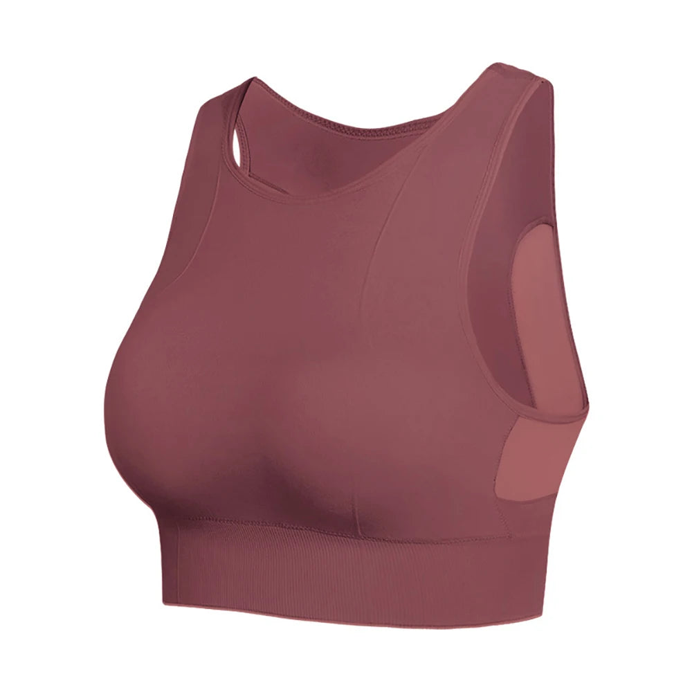 Women's Seamless Push Up Sports Bra – Yoga & Gym Bralette Women's Sports Bra Babs Bean Paste M