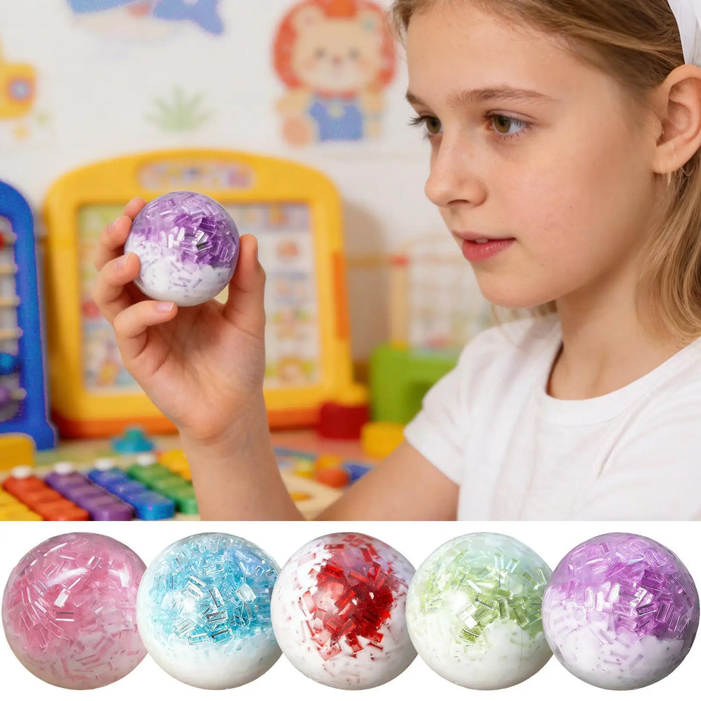 Crunchy Crystal Ice Squeeze Ball – Sensory Fidget Toy | TPR Sensory Fidget Toy Babs