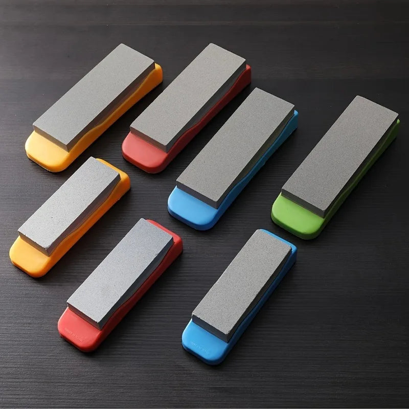 Double-Sided Diamond Sharpening Stone – Non-Slip Base Diamond Sharpening Stone Babs