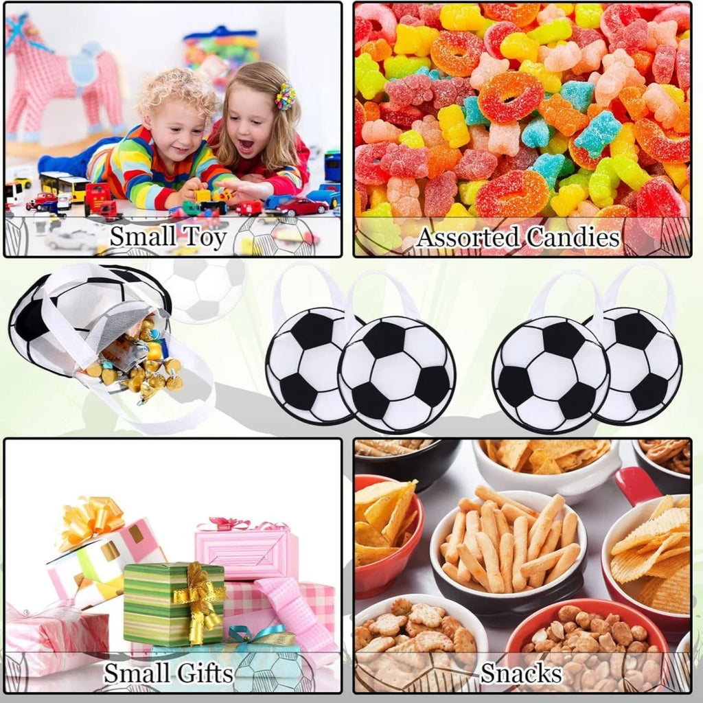 Soccer Party Favor Bags | Ball-Themed Non-Woven Goodie Bags Party Favor Bags Babs