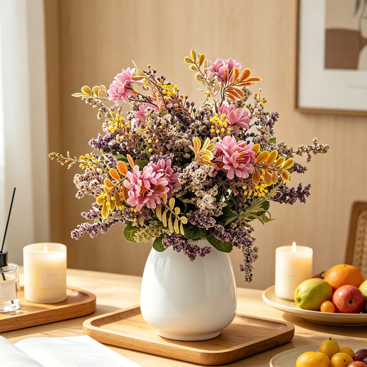 Artificial Silk Chrysanthemum Flower String – Home & Party Decor Artificial Flower String Babs