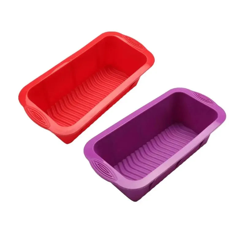 Silicone Rectangle Loaf Pan – Bread & Cake Baking Mold Silicone Baking Mold Babs