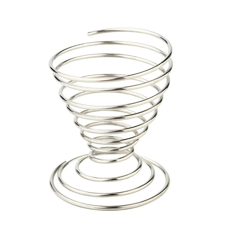 Stainless Steel Spring Egg Rack – Steamer Tray & Egg Holder Egg Steamer Rack Babs gray