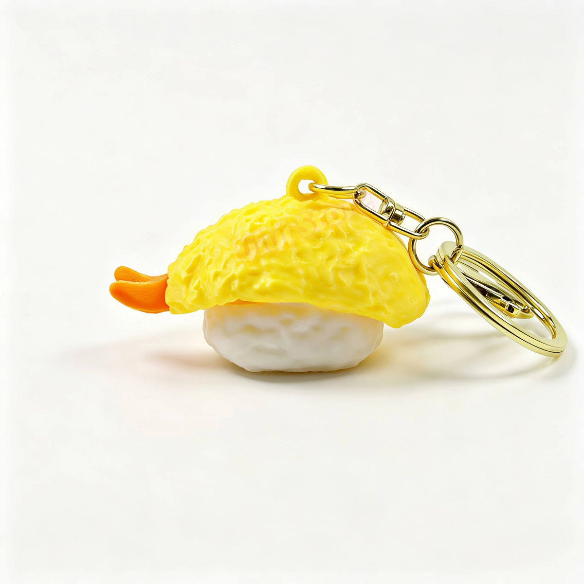 Sushi 3D Printed Clicker Keychain – Cute Fidget Bag Charm Gift Fidget Clicker Keychain Babs 1pc 4