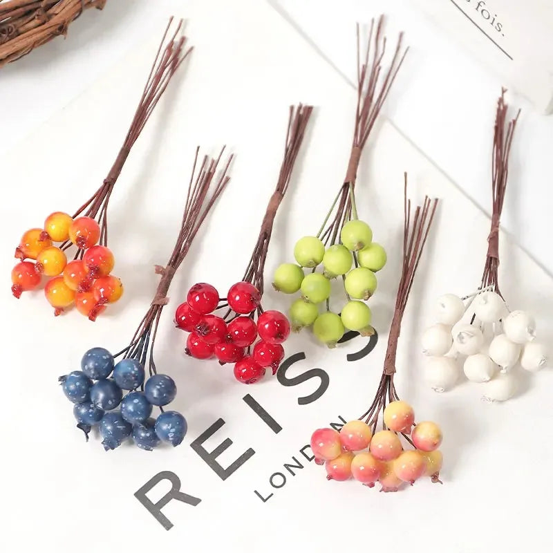 Artificial Foam Blueberry Berry Bouquet – DIY Wreath & Decor Artificial Berry Bouquet Babs