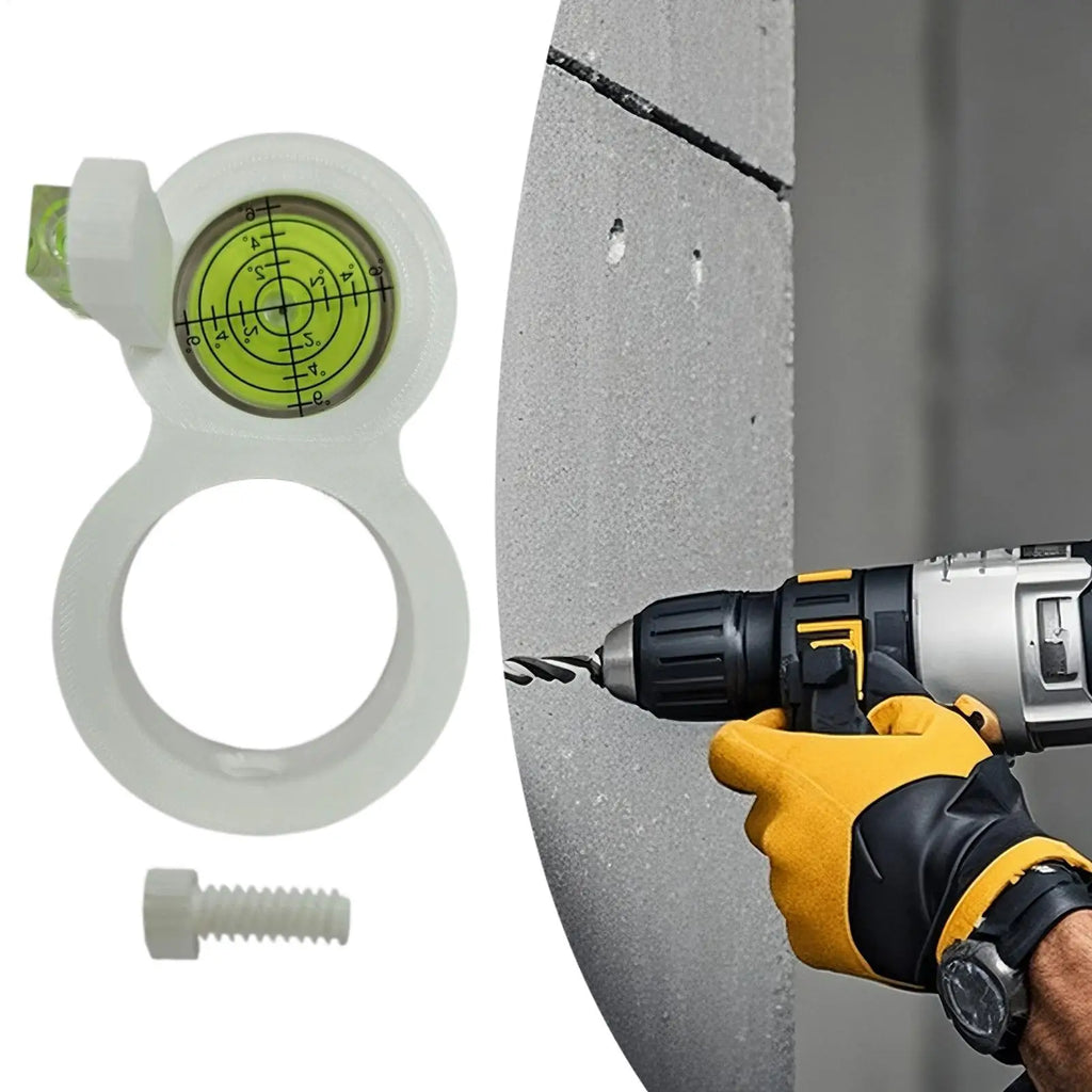 Drill Spirit Level Precision Guide – Wall Drilling & Mounting Drill Level Guide Babs