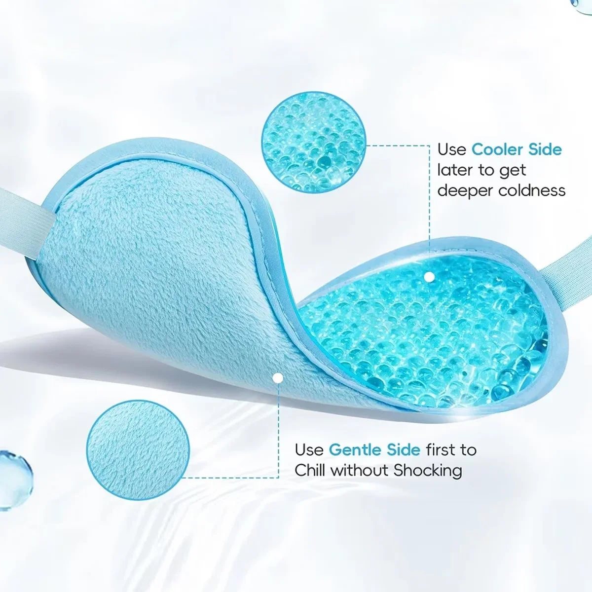 Cool Gel Eye Mask – Cooling Comfort, Puffiness & Dark Circles Cooling Eye Mask Babs