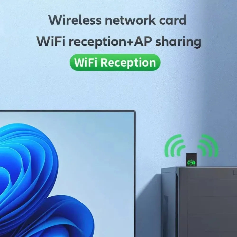 KEBIDUMEI AX900 USB WiFi 6 Bluetooth 5.4 Dual Band Adapter USB WiFi Adapter Babs