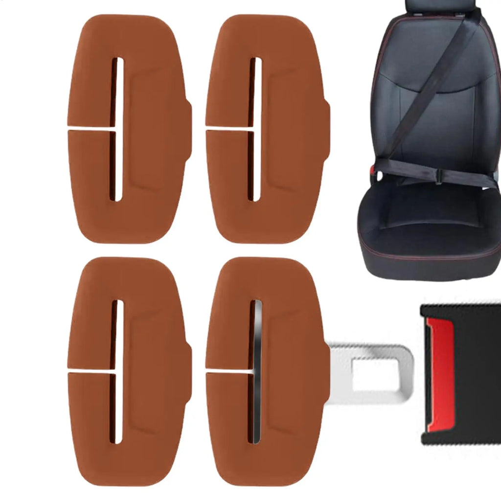 Silicone Seat Belt Buckle Protector Cover – 4 Pack Universal Seat Belt Buckle Cover Babs