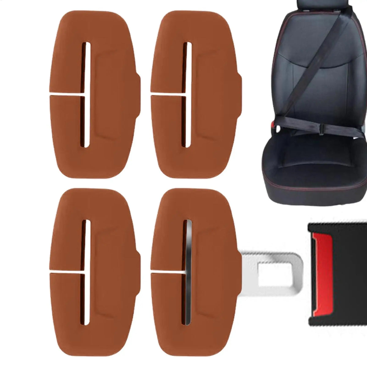 Silicone Seat Belt Buckle Protector Cover – 4 Pack Universal Seat Belt Buckle Cover Babs