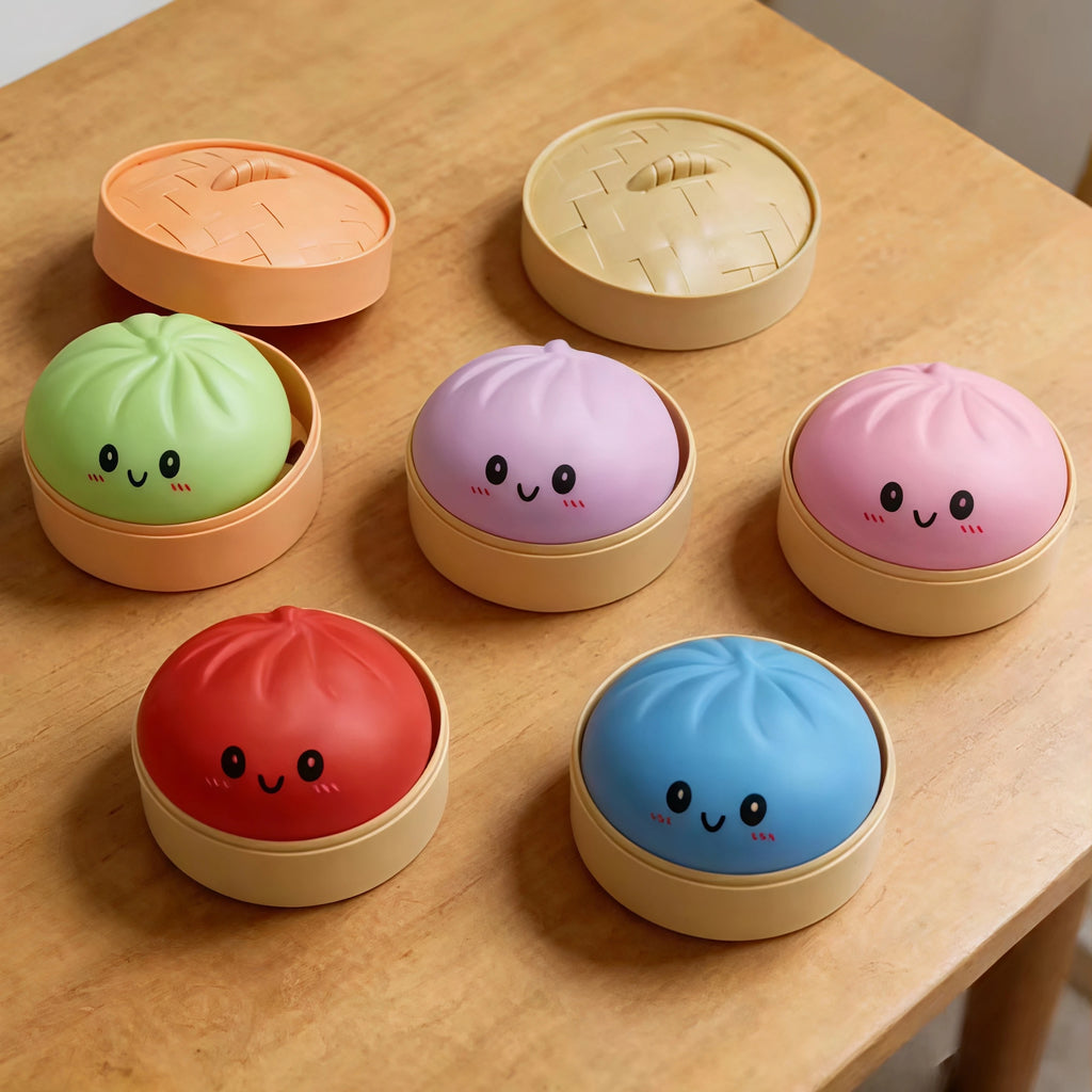 Glitter Dumpling Squishy Fidget Toy – Kids & Adults Gift Squishy Fidget Toy Babs