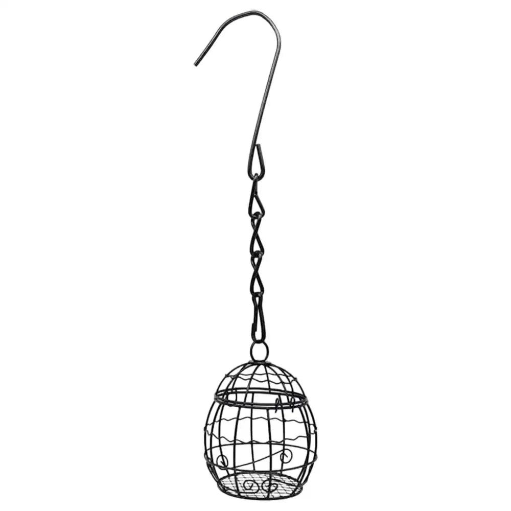 Hanging Metal Suet Ball Bird Feeder – Garden Wild Bird Feeder Suet Ball Bird Feeder Babs A