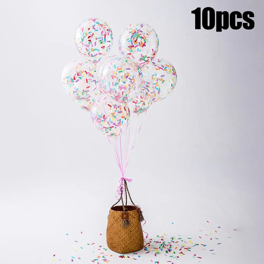 10pcs Ice Cream Confetti Latex Balloons – Party Decoration Party Balloons Babs