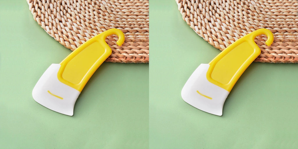 Silicone Kitchen Cleaning Scraper Spatula – 1/2/3 Pcs Set Silicone Kitchen Scraper Babs Yellow 2pcs