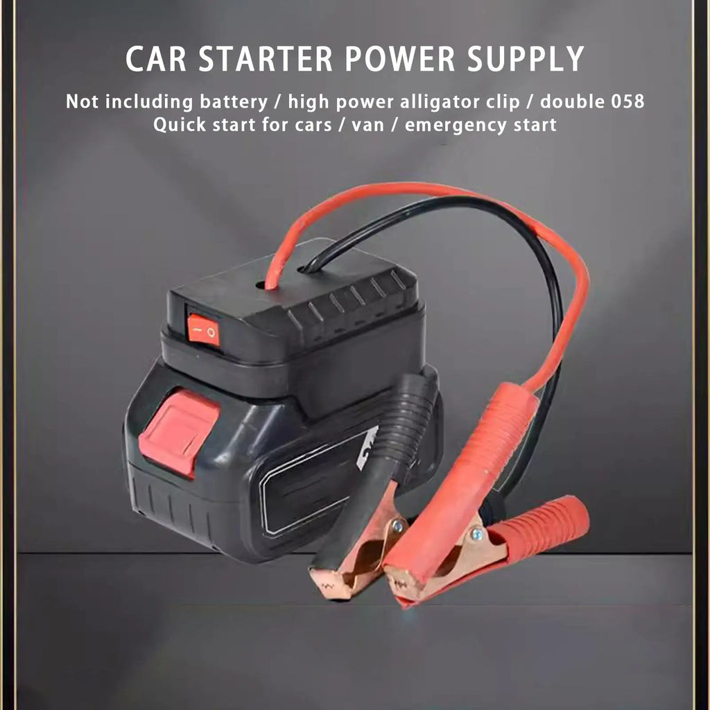Portable Car Battery Jump Starter Booster Cable Adapter Car Jump Starter Babs
