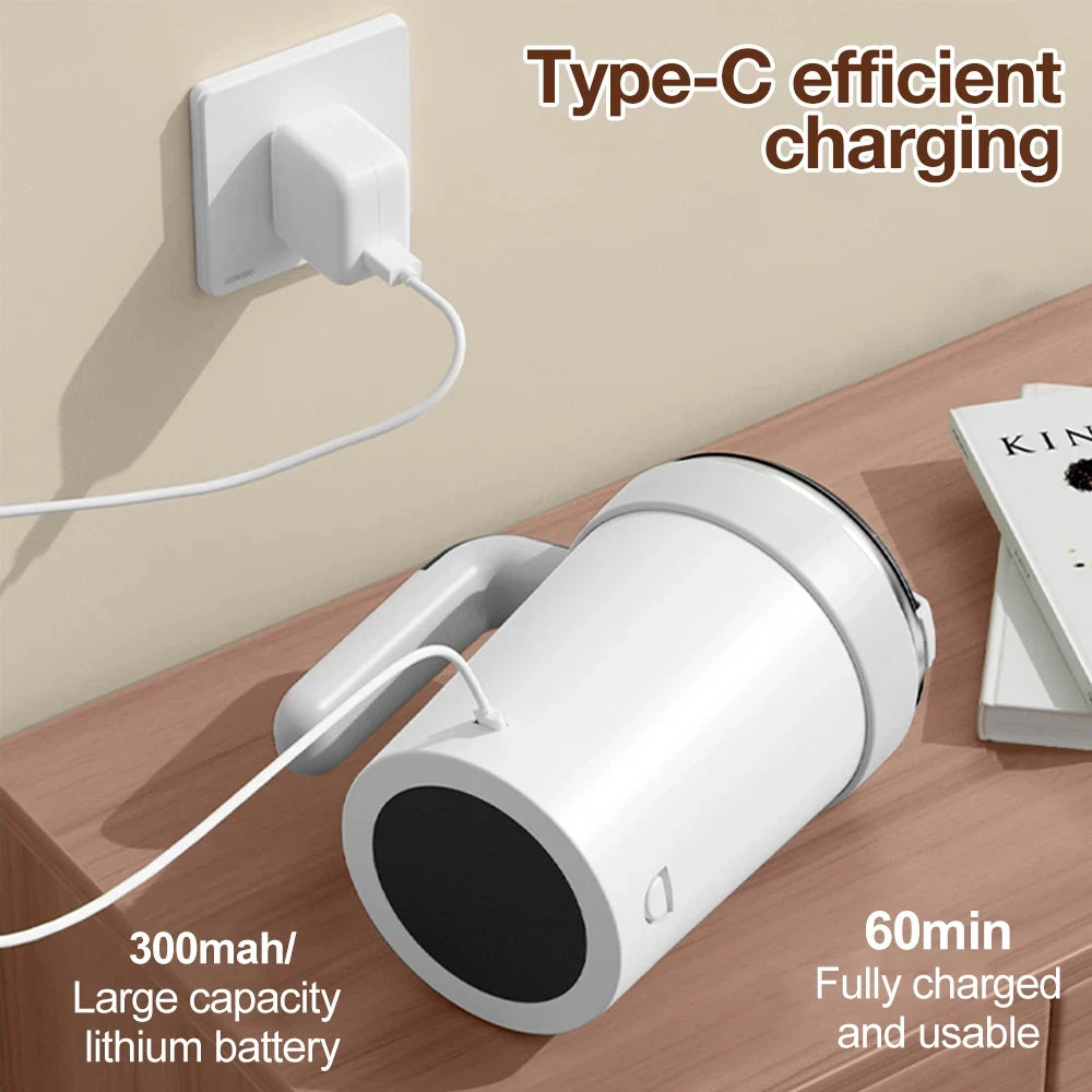 Self-Stirring Stainless Steel Mug | USB-C Rechargeable & LED Temp Self-Stirring Coffee Mug Babs
