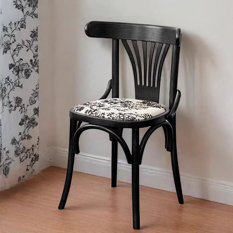 Nordic Solid Wood Dining Chair – Cushioned Modern Design Dining Chair Babs