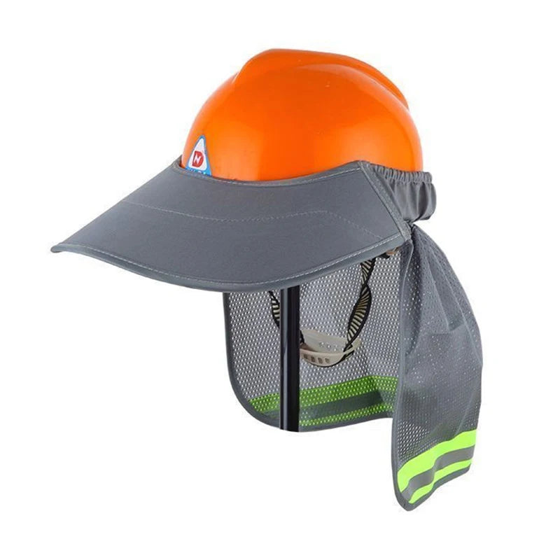 Reflective Mesh Sun Hat with Neck Shawl – Anti-UV Beach Cap Sun Hat Babs
