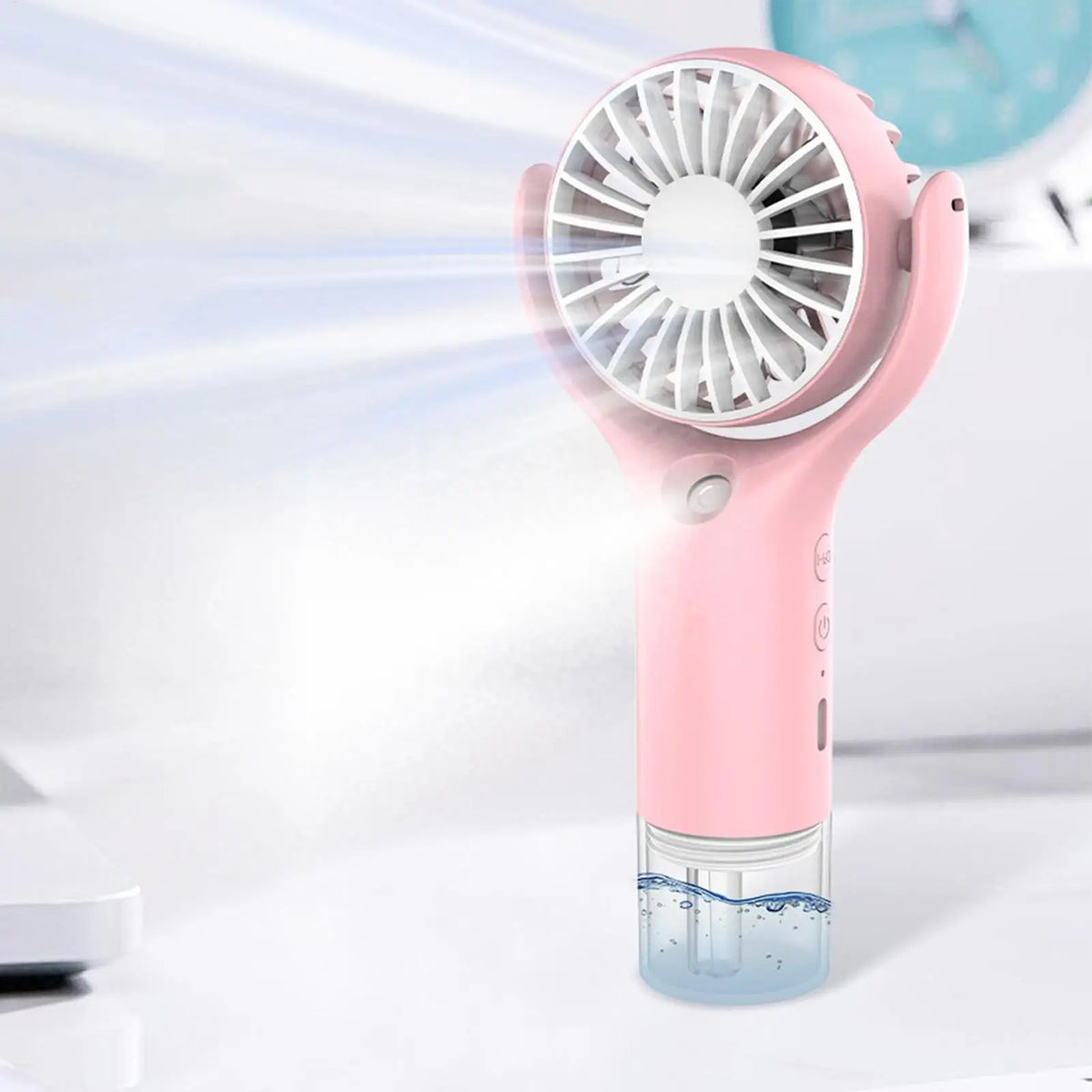 Portable Mini Handheld Mist Fan – USB Rechargeable Water Spray Handheld Mist Fan Babs