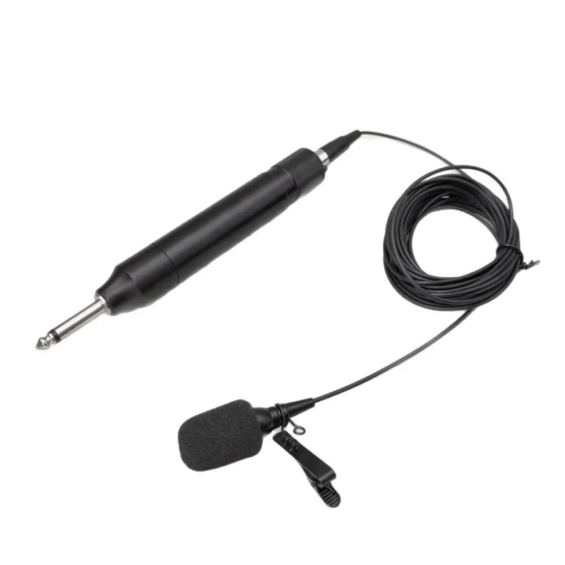 Portable 6.5 Mono Lapel Condenser Mic – 5M Wired for Instruments Lapel Condenser Microphone Babs