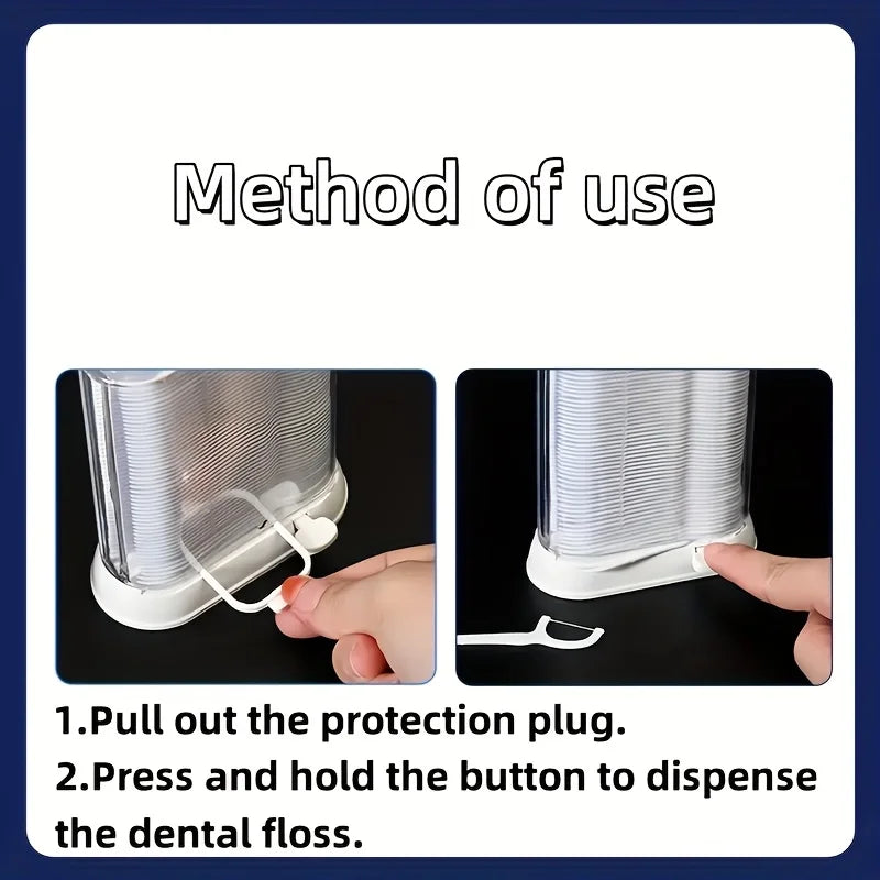 Smart Auto Pop-Up Dental Floss Dispenser Box & Refills Dental Floss Dispenser Babs