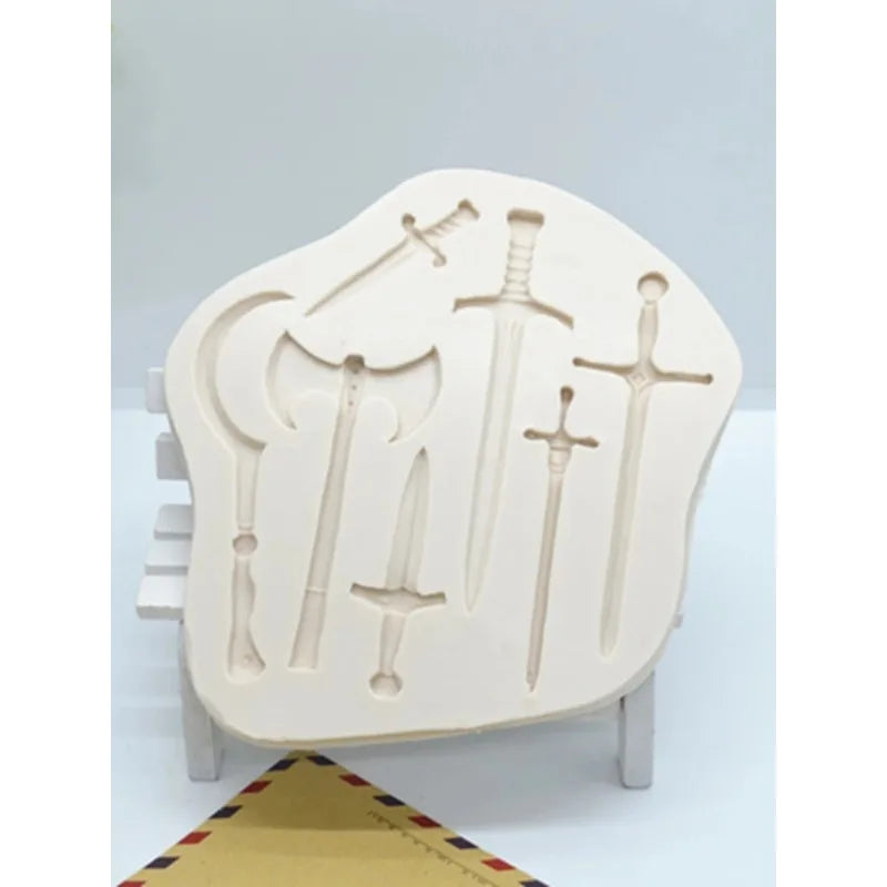 Knight Sword Silicone Cake Mold – Fondant Chocolate Decorating Silicone Cake Mold Babs