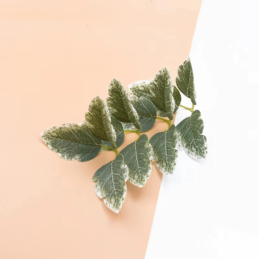 50/100Pcs Silk Green Leaves Artificial Plants – Wedding & Home Decor Artificial Silk Leaves Babs