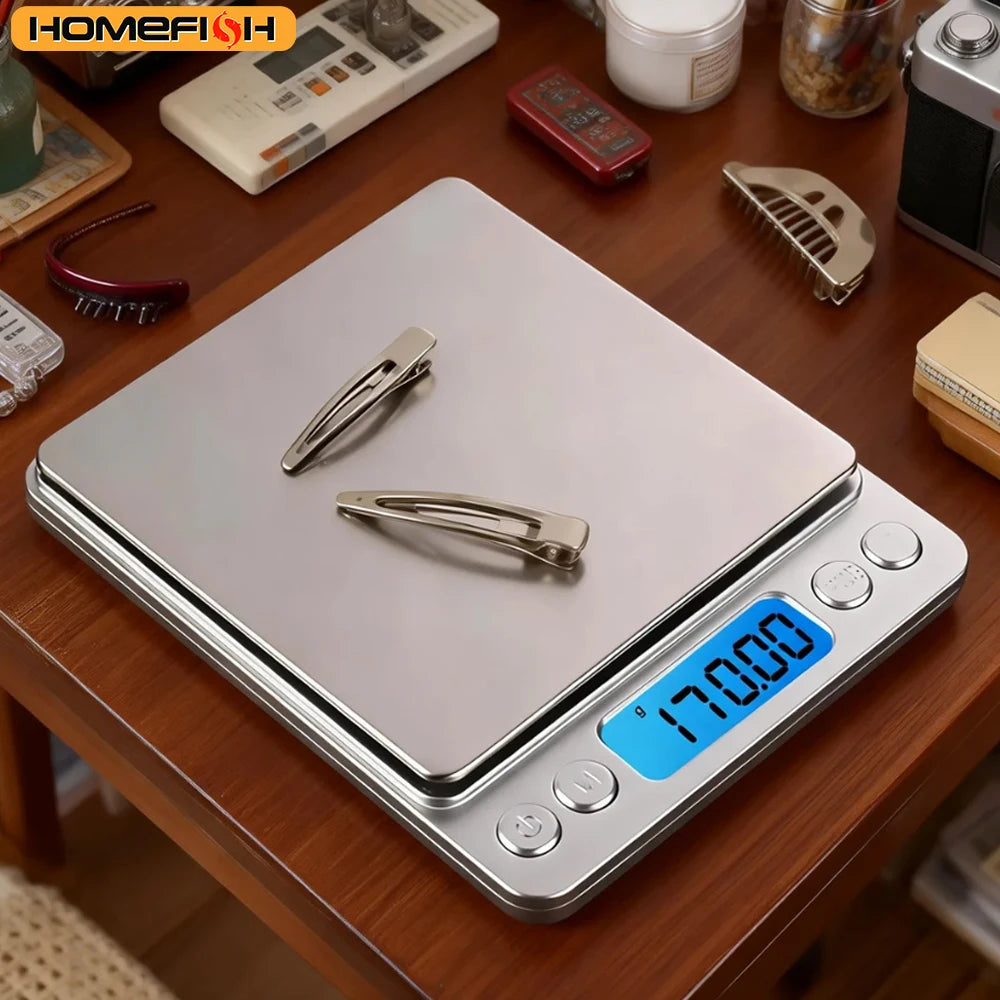 Digital Kitchen & Jewelry Scale 3000g 0.1g LCD Tare Gram Oz Digital Kitchen Scale Babs