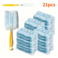 21-Pc Electrostatic Duster Set – 20 Heads & Handle | Home & Car Electrostatic Duster Set Babs SKY BLUE 21PCS