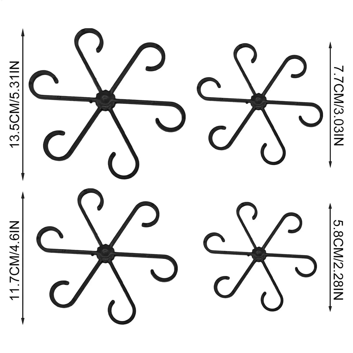 4-Piece Plant Stem Support Trellis for Climbing Vines Plant Trellis Support Babs