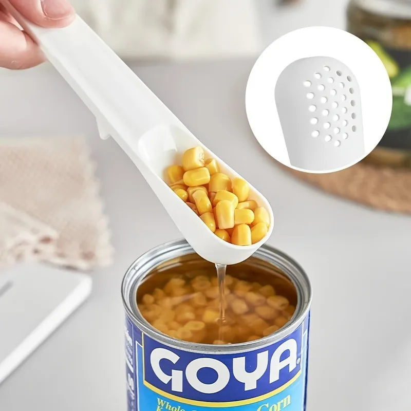 2-in-1 Can Draining Spoon & Colander Scoop | Kitchen Tool Drainer Spoon Babs