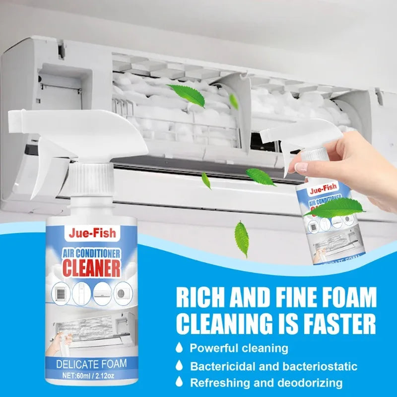 AC Foam Coil Cleaner Spray – No-Rinse Formula, 60ml AC Coil Cleaner Spray Babs