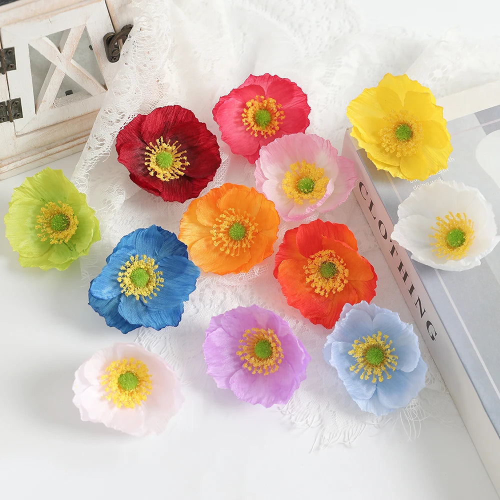 Artificial Silk Rose Heads for Wedding, Holiday & Home Decor Artificial Flower Heads Babs