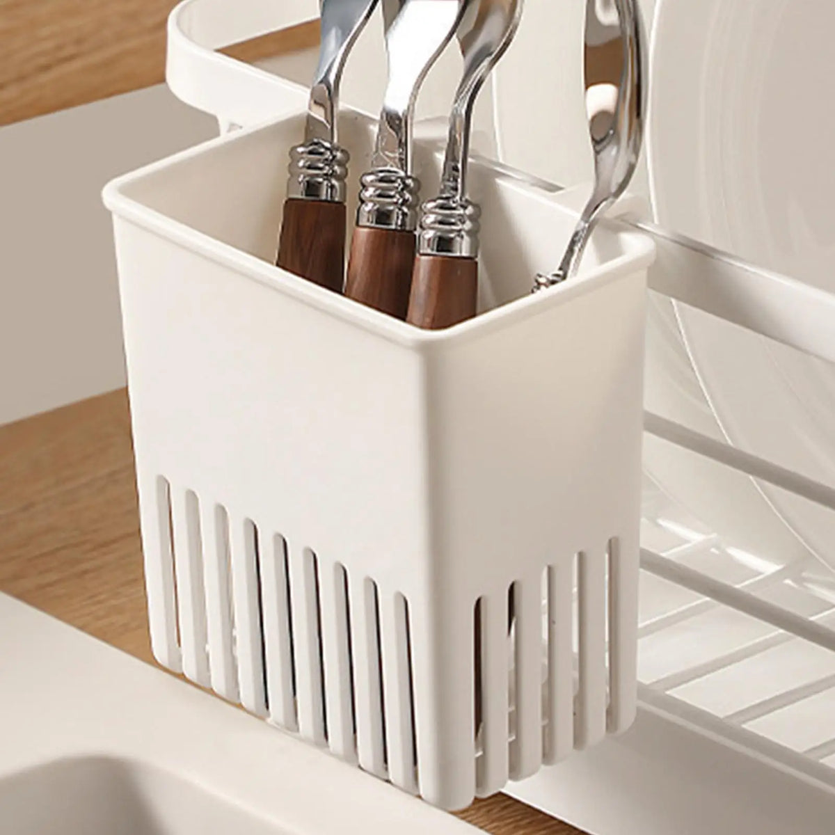 Kitchen Cutlery Draining Holder & Utensil Storage Rack Cutlery Drying Rack Babs
