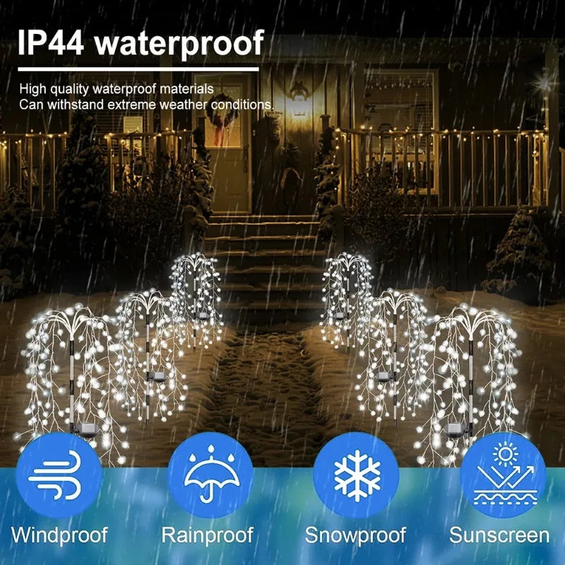 Solar Firecracker Fireworks Garden Lights – Waterproof Outdoor Solar Garden Lights Babs