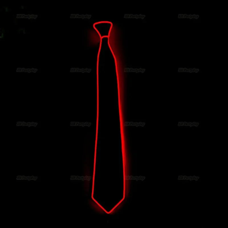 LED Flashing Jazz Cap Glow Hat – Unisex Party Costume Set LED Costume Hat Babs red tie