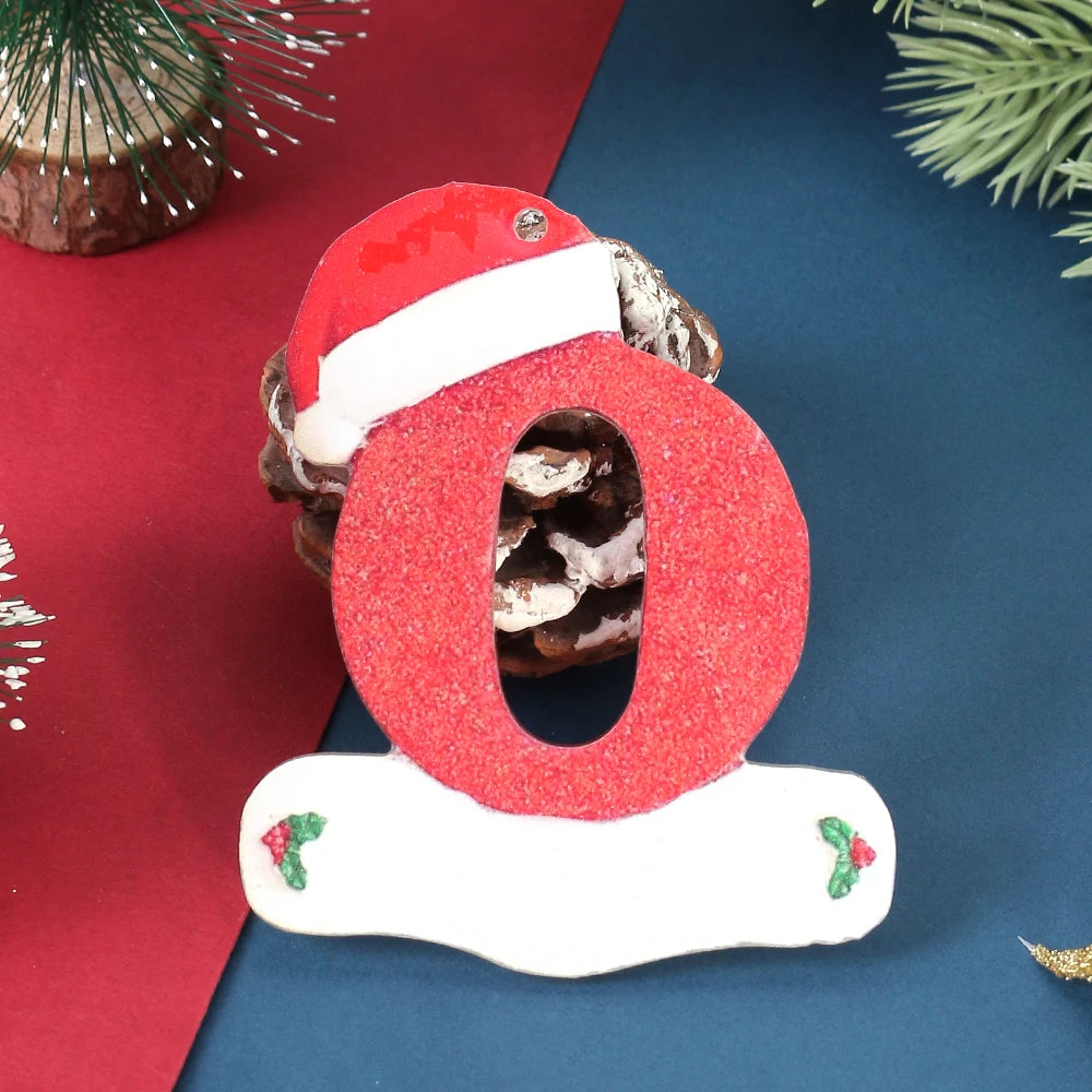 3D Alphabet Christmas Ornaments – DIY Letter Pendants Christmas Ornaments Babs O 1Pcs