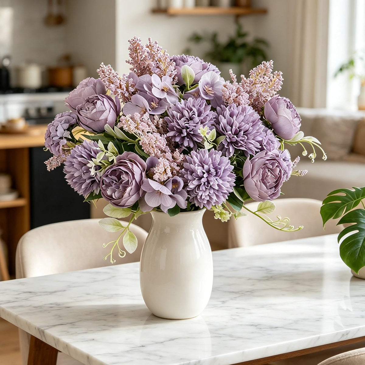 Artificial Peony Bouquet – Silk Flowers for Wedding & Home Decor Artificial Flower Bouquet Babs