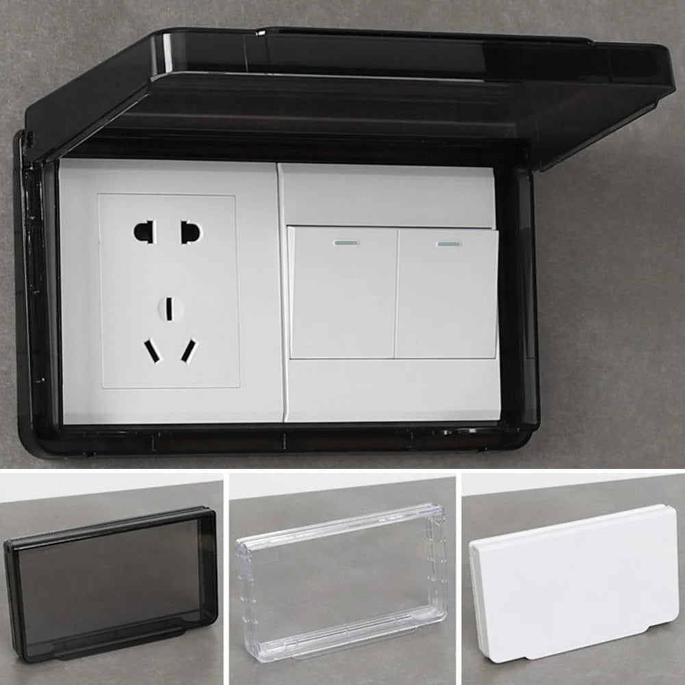 86 Type Waterproof Wall Socket Cover Box | 3 Gang Outlet Guard Waterproof Socket Cover Babs