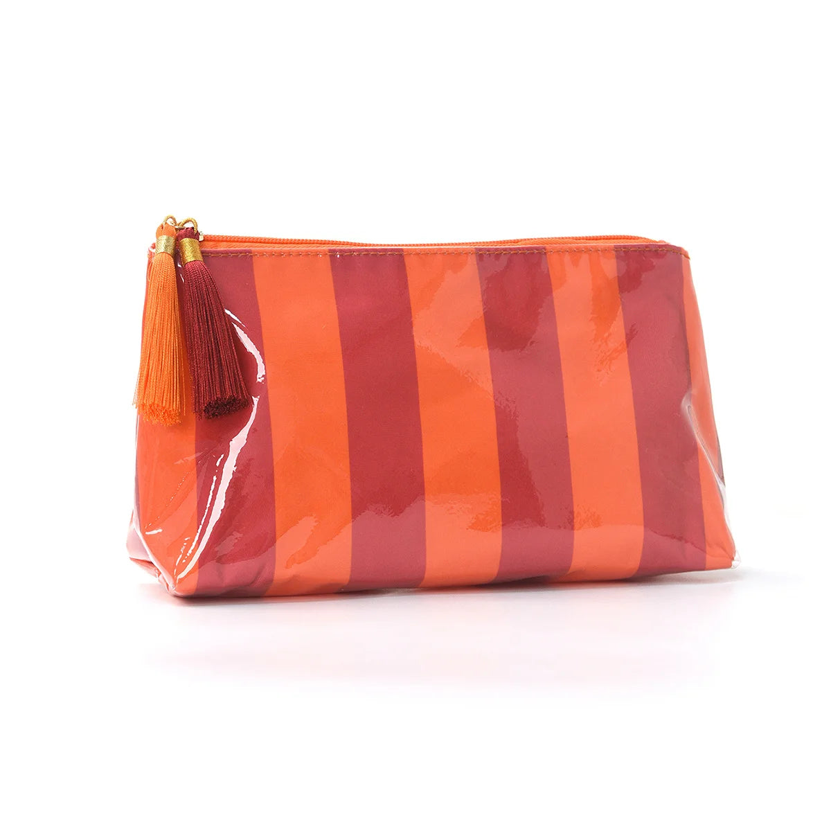 Women's Travel Makeup Bag – Padded Waterproof Cosmetic Pouch Cosmetic Organizer Bag Babs Orange-red