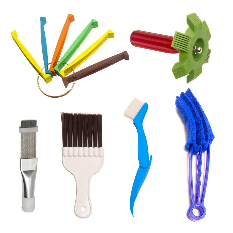 AC Fin Comb Tool Set – Condenser & Evaporator Straightener Kit Fin Comb Tool Set Babs
