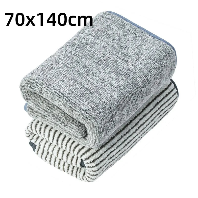 Bamboo Charcoal Fiber Bath Towel – Soft, Absorbent & Lint-Free Bath Towel Babs