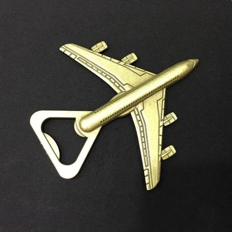 Airplane Bottle Opener 2-Pack – Aviation Wedding Gift Tool Novelty Bottle Opener Babs