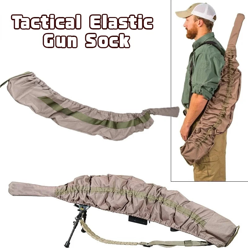 Tactical Oxford Elastic Sock Sleeve Holster for Hunting Gear Gun Sleeve Holster Babs As picture