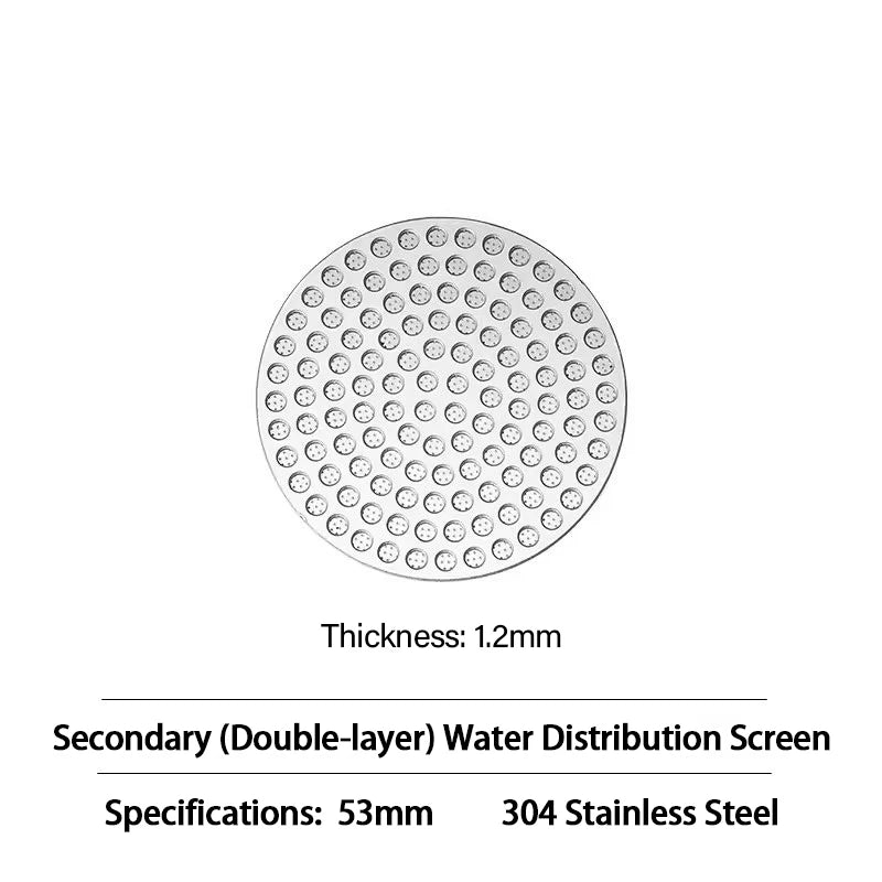 Reusable Coffee Puck Screen 51/53/58mm Stainless Steel Espresso Filter Espresso Filter Screen Babs 53mm 2pcs