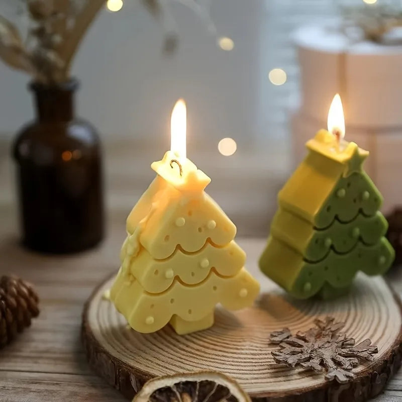 Christmas Silicone Candle & Cookie Mold – DIY Holiday Craft Tool Silicone Craft Mold Babs
