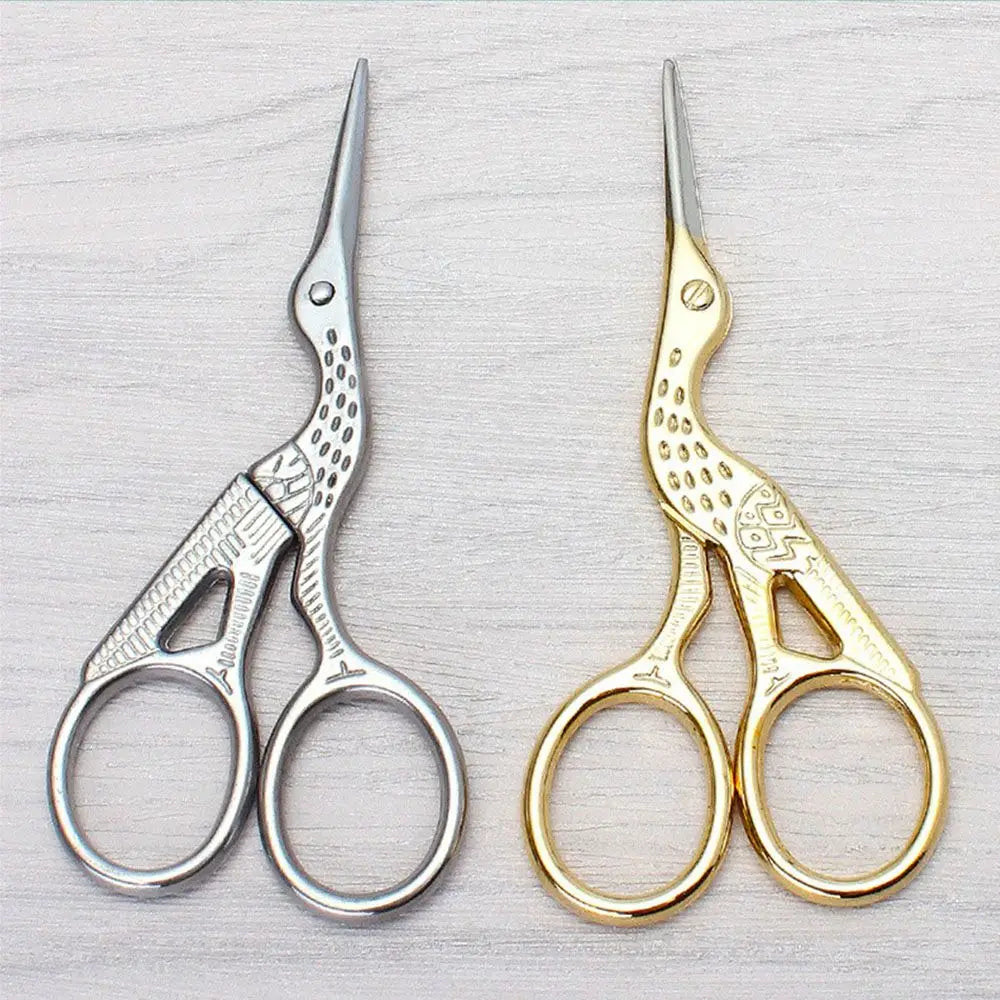 Vintage Bird Crane Embroidery Scissors – Stainless Steel Tailor Shears Embroidery Scissors Babs